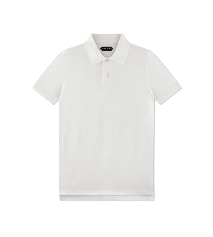 TOWELLING POLO WHITE online